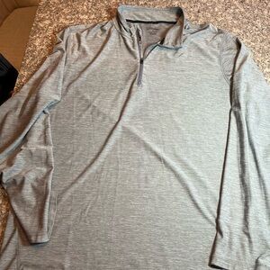 Calvin Klein Performance Lightweight 1/4 Zip Gray Men’s Size XL